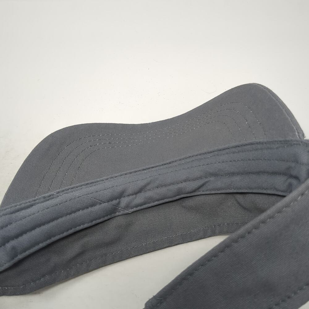 Unbranded Slideback Visor Hat Gray Solid One Size… - image 8